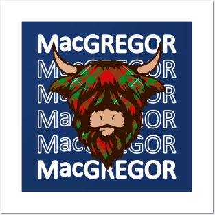 Clan MacGregor - Hairy Coo Posters and Art